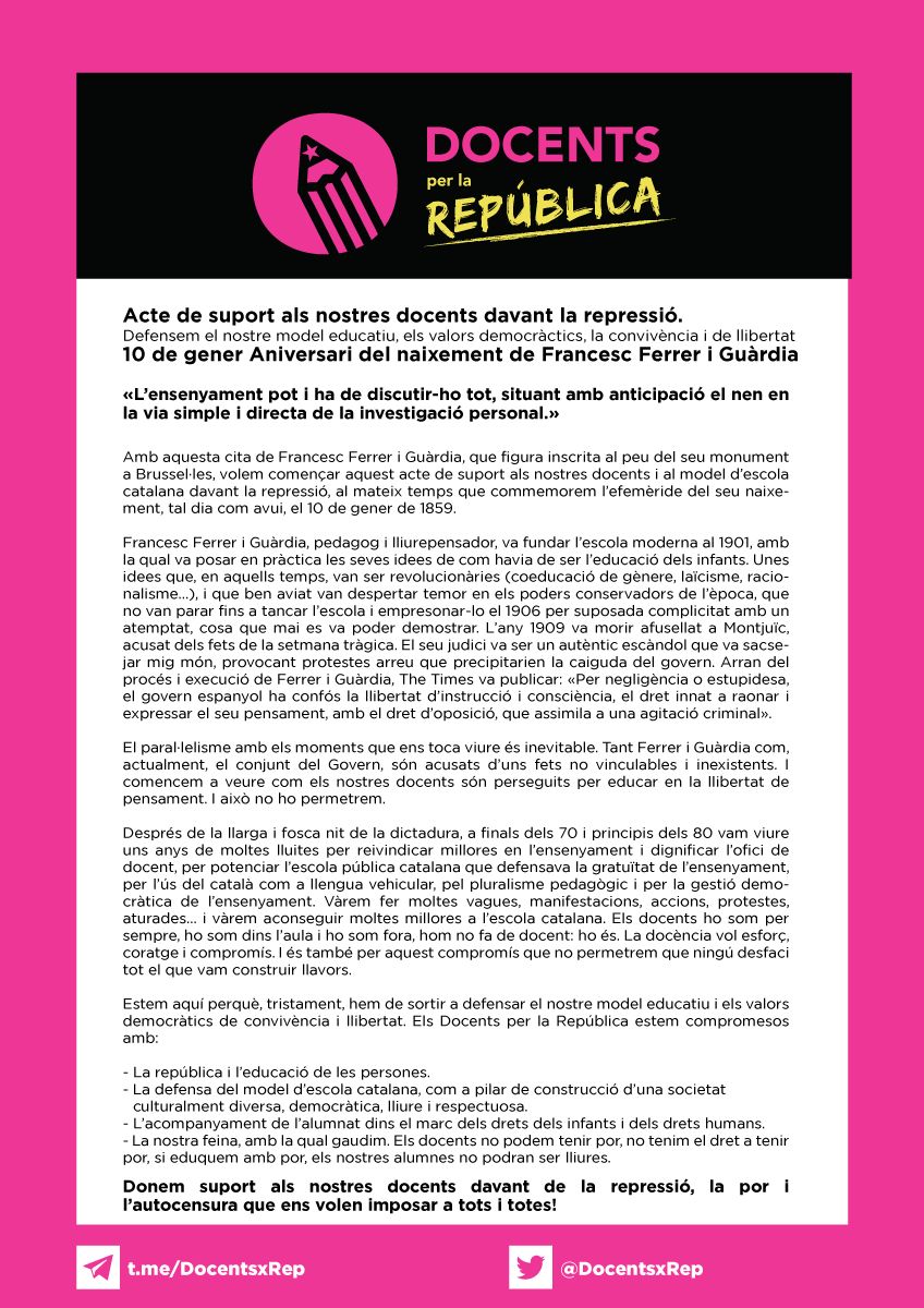 Docents per la Repúbica Osona tweet media