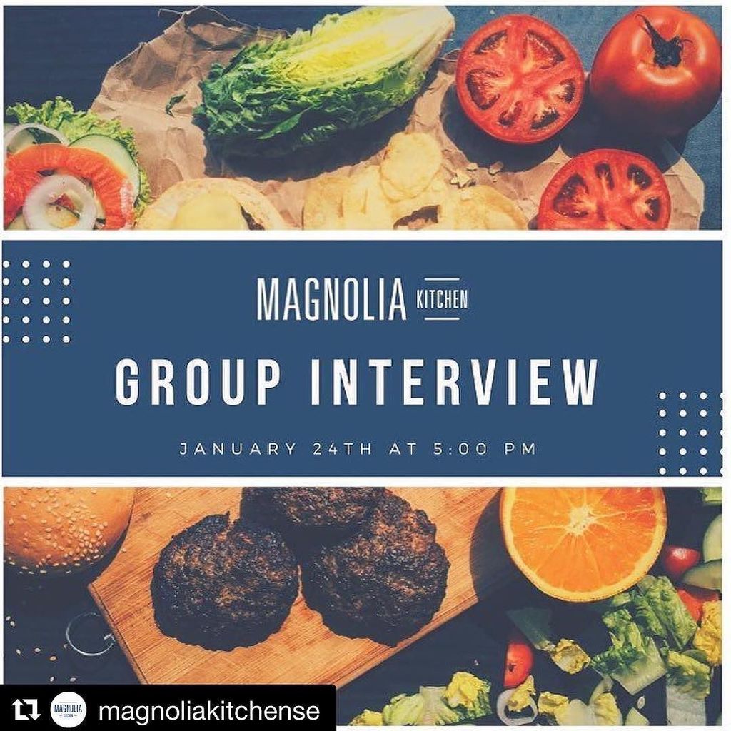AroundSE's tweet photo. Looking for a job that works with your class schedule? Come out Wednesday January 24th at 5:00PM for a group interview with Magnolia Kitchen. Be there or be square! @collegese @sebts @aroundse •
•
#MagnoliaKitchen #AroundSE #LifeAtSoutheastern #ComeW… https://t.co/Pibdkv9bms https://t.co/7rsZ36KJtD