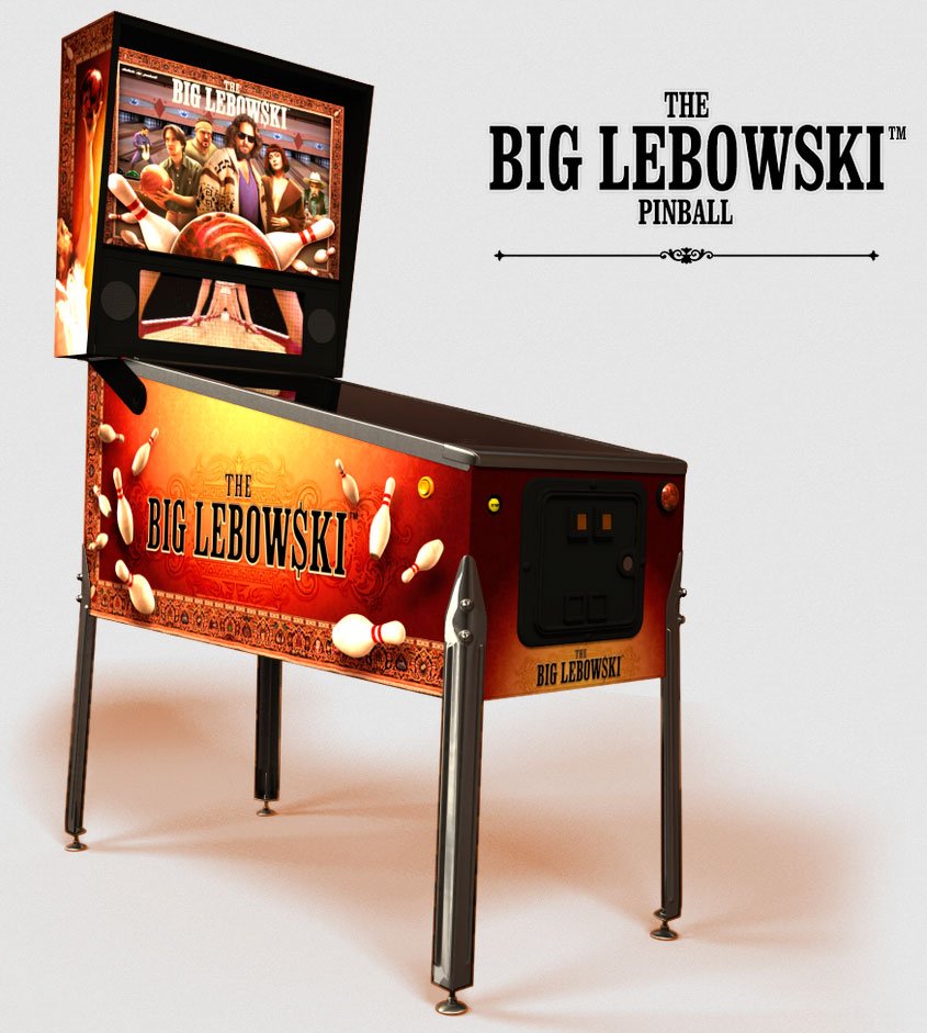 Pinballeric's tweet image. The Big Lebowski pinball