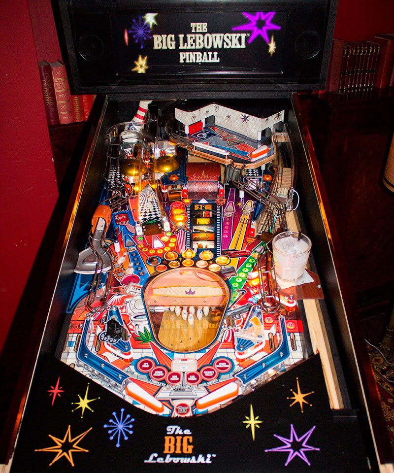 Pinballeric's tweet image. The Big Lebowski pinball