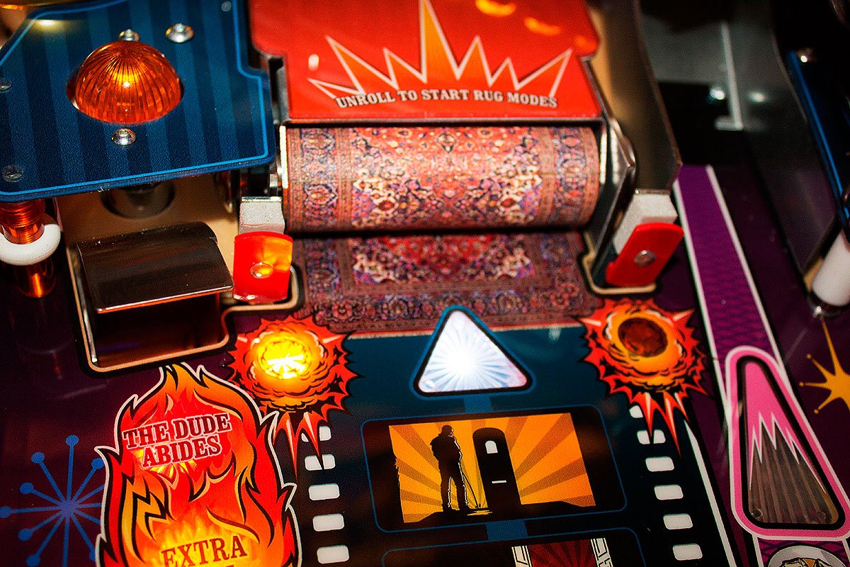 Pinballeric's tweet image. The Big Lebowski pinball