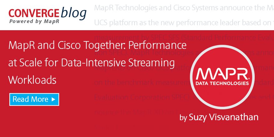 Gert_at_work's tweet photo. Our partnership with @ciscoDC gives customers the perfect turn-key solution with the combined horsepower from #Cisco and the scalable data platform from #MapR via #MapRXD. Read more > https://t.co/OeYcguQ34m https://t.co/XslIOzPzoK