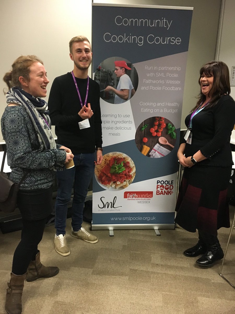 jwmrolleston's tweet photo. Just back from #PooleConversation2 - with a Team from #SML promoting the Community Cooking Course at SML Poole. Great to learn about 40 examples of Social Action in Poole &amp; this is the tip of the iceberg. https://t.co/YEbBMvjbvf