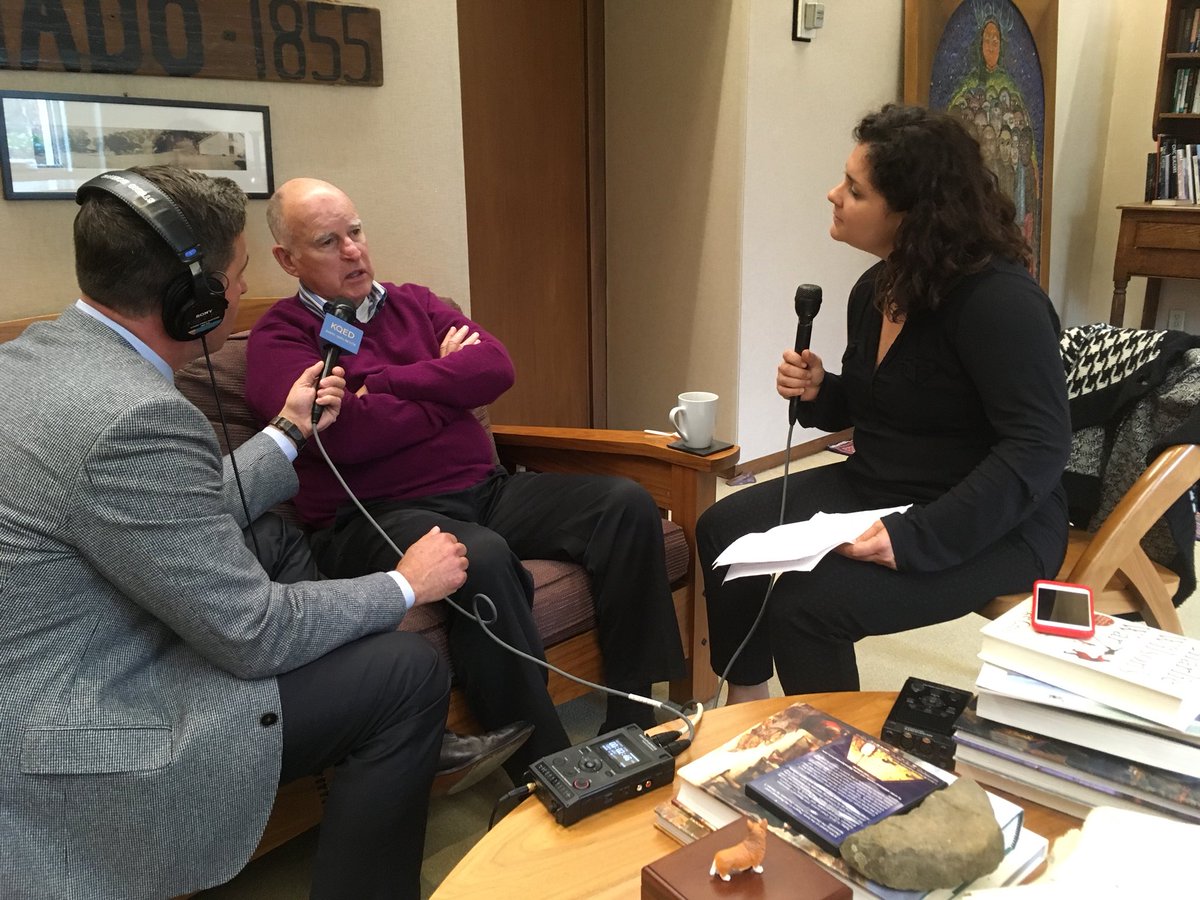 Excited to share that the one and only <a href="/JerryBrownGov/">Jerry Brown</a> will be our first guest on our brand new show #politcalbreakdown <a href="/scottshafer/">Scott Shafer</a> <a href="/KQEDnews/">KQED News</a>