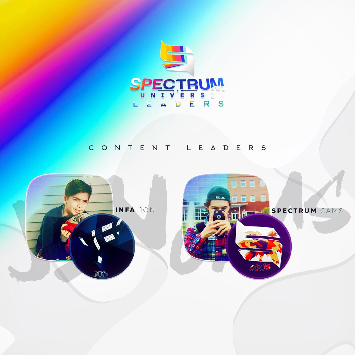 SpectrumContent's tweet image. Welcome @Cxmzy &amp;amp; @InFaxJon to Spectrum as our Lead Directors!
