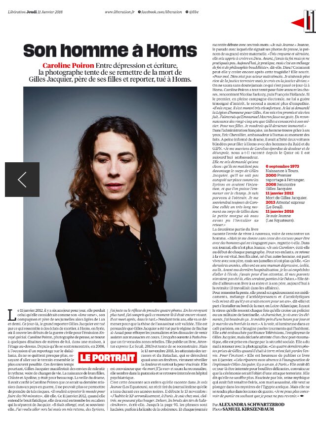 QuintardAdrien's tweet photo. Invitée aujourd’hui du #64Minutes sur @TV5MONDE, Caroline Poiron fait la der de @libe demain https://t.co/sHgPt7kxIO