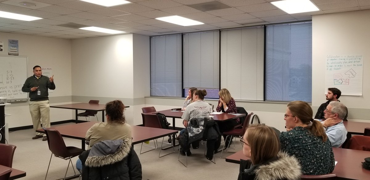 OPS_SocStudies's tweet image. Echohawk Lefthand is explaining how to be culturally responsive to all students and specifically our Native and Indigenous population. Our teachers always seek opportunities to better themselves professionally and that's what makes us #OPSStrong @cis_ops