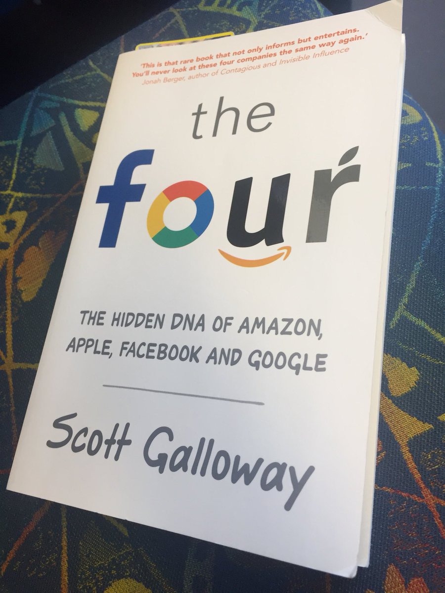 hopkinson's tweet photo. “There are laws, and there are innovators. Good money is on the innovators.” [Chapter 6 - Lie to Me] It’s a wicked read @profgalloway well played. And now back to the book! https://t.co/OZj8Os2tQP