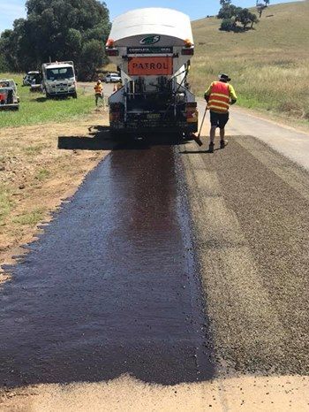 PolyCom Stabilising Aid patches sealed and open to traffic, job done, nice work guys. Morlock 2 is in action 2018. #roadstabilisation #roadpatch #CivilEngineering <a href="/PolyCom_Girl/">PolyCom_Girl</a>