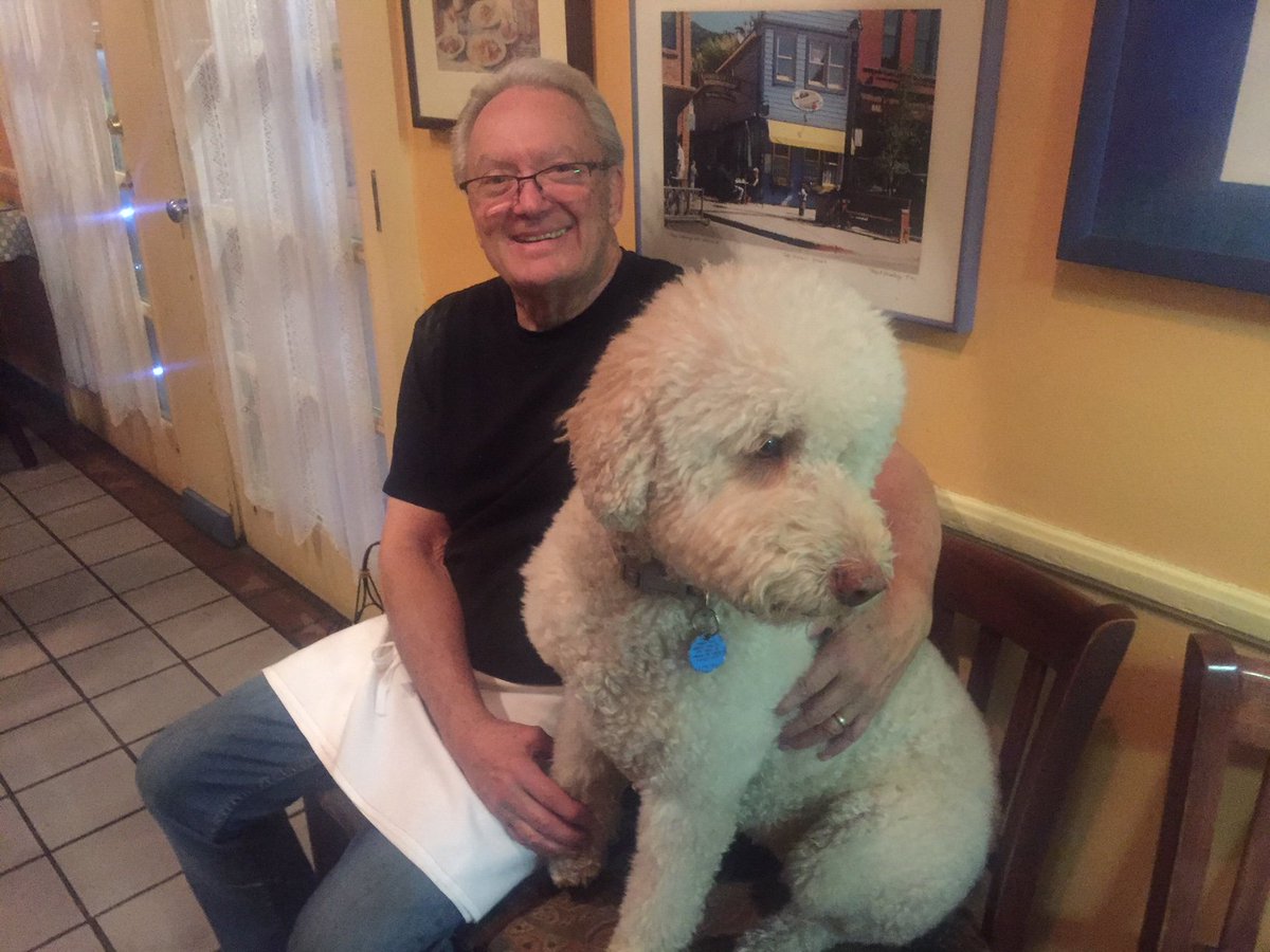 PenneysPosts's tweet image. Café Bernard is a favorite restaurant!  We love the sumptuous French food … the warm cafe atmosphere.  Most of all, we love Bernard and Cathy … and of course, Luna.