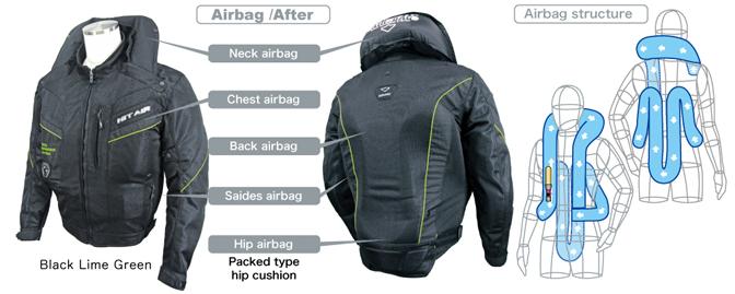 inflatable motorcycle jacket