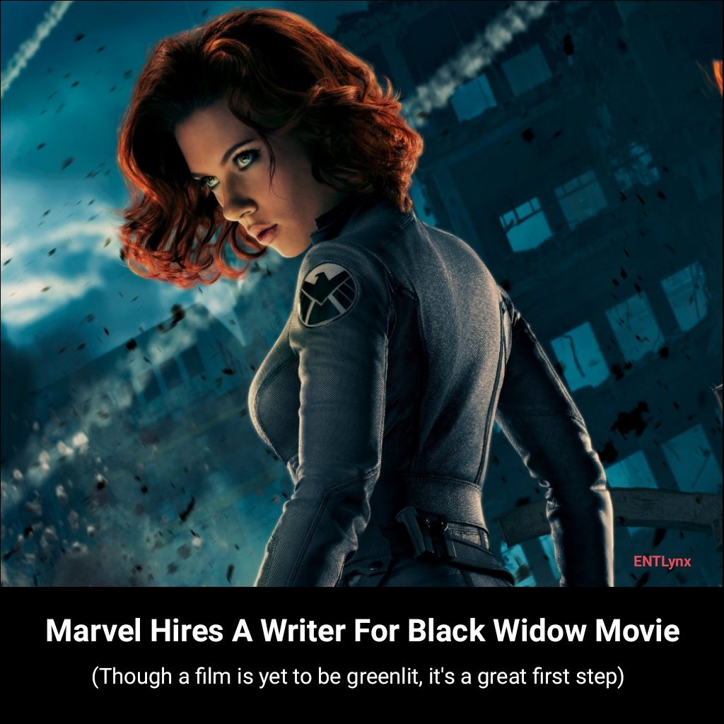 EntertainLynx's tweet photo. #Marvel has selected Screenwriter Jac Schaeffer to write the long anticipated #BlackWidow solo film.

#ENTLynx https://t.co/9NfrMa8l9v