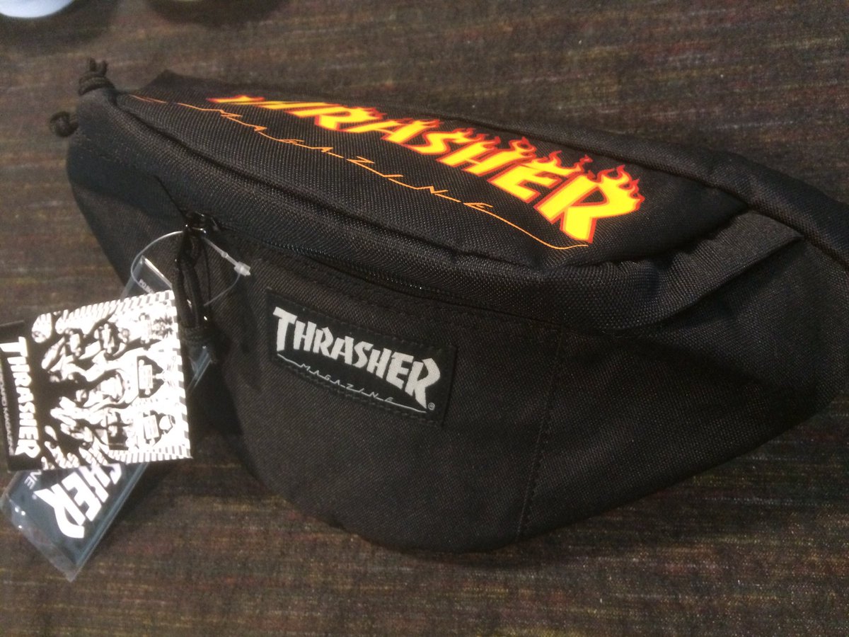 TIME2SHOCK_KC's tweet photo. こんにちは!
THRASHER入荷!
気づいたらなくなってましたウエストバッグ再入荷です!
よろしくお願いします!
#THRASHER #スラッシャー #TIME2SHOCK #kashiwa #二日酔い https://t.co/1t2OvcDJHE