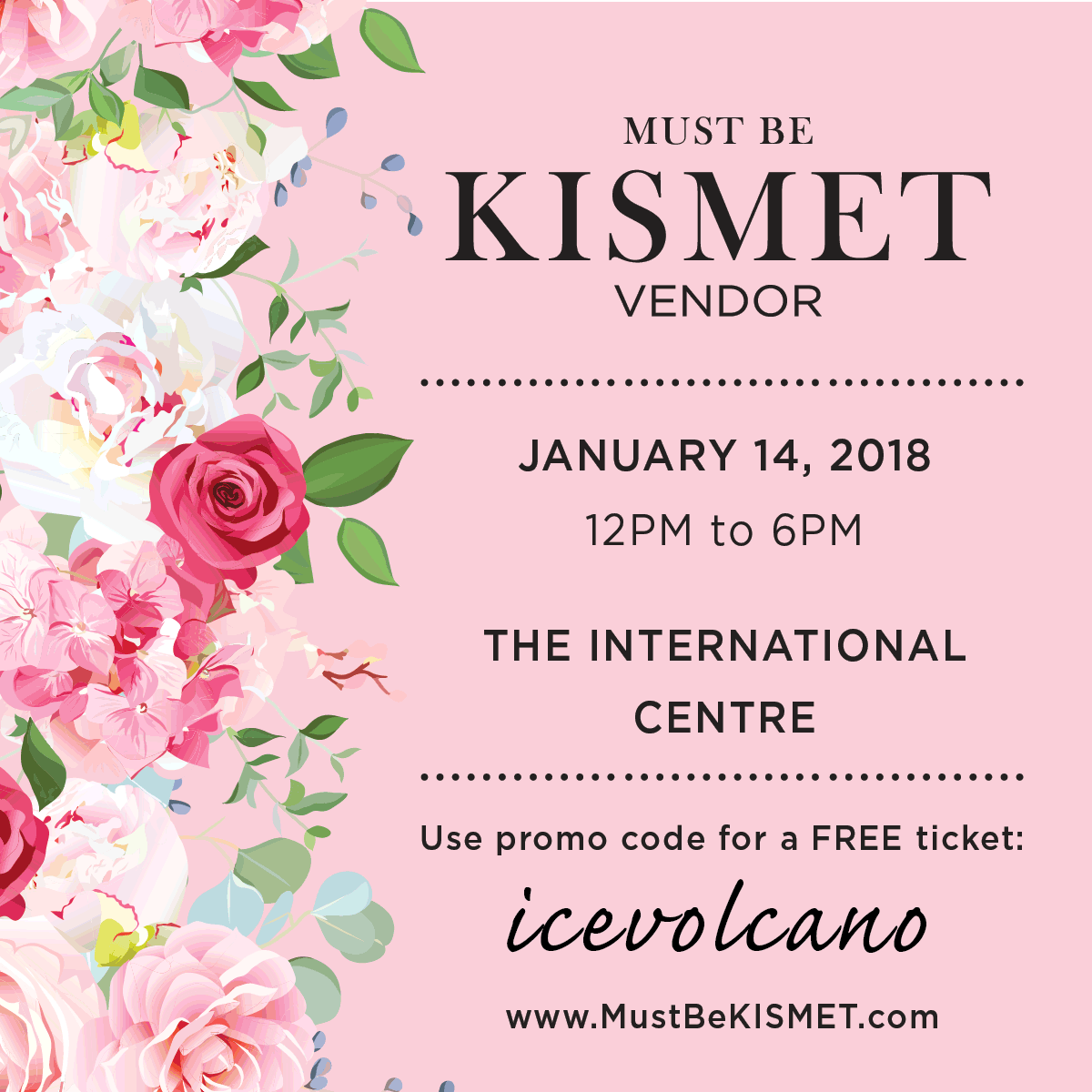 IceCreamVolcano's tweet photo. Come visit us at the GTA’s largest South Asian Bridal Show – Must Be Kismet.  Meet all of Toronto’s premier wedding service providers.  Use promocode “icevolcano” for complimentary tickets! https://t.co/IuomTs93Mg for tickets. https://t.co/f087ZDbNQj