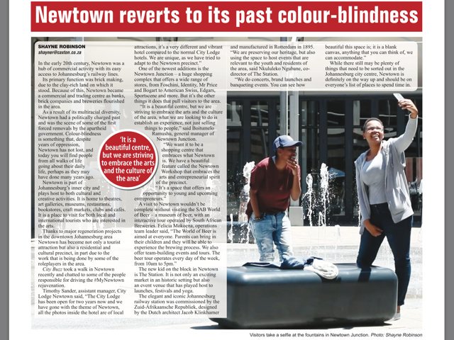 TheStationZA's tweet photo. It is such an honour to be acknowledged as a key player in bringing about positive change. Shift of mindset when looking to our #Heritage buildings is very critical, to ensure that they are preserved and kept relevant to current &amp; future generations. #MyNewtown #TheStationZa🇿🇦 https://t.co/rFx9VnGff3