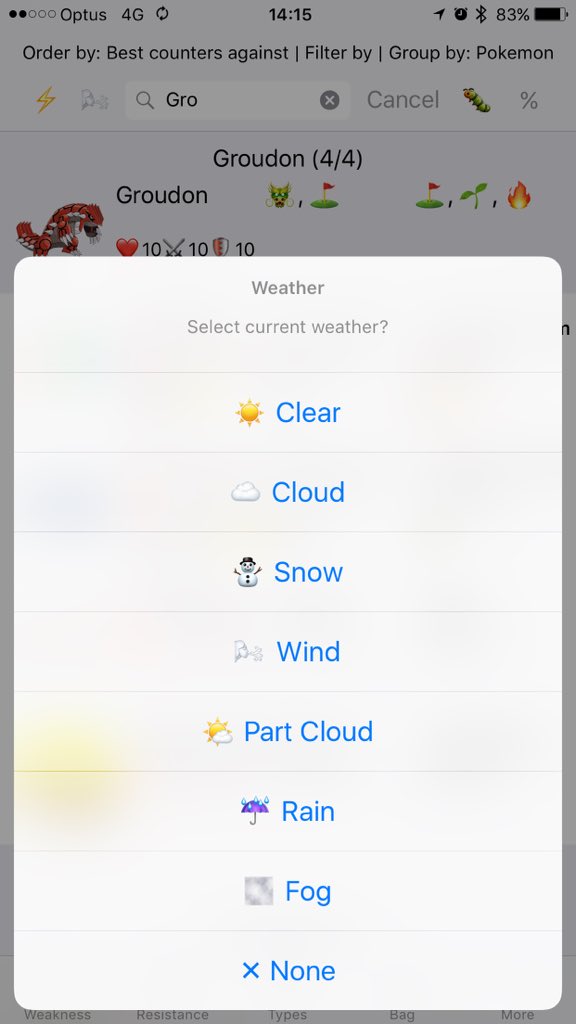 CoachPokemonGo's tweet photo. 🎉😄UPDATE you can now select the Weather with the new Gen 3 Pokemon GO is NOW AVAILABLE on IOS!  https://t.co/sRiETRBcB3 #pokemongo #PokemonGoTips #GymLeader
#catchEmAll Review Like &amp; RT🙏  ( I  will try to update Android version next Week) https://t.co/m4HUPkZ3Cv