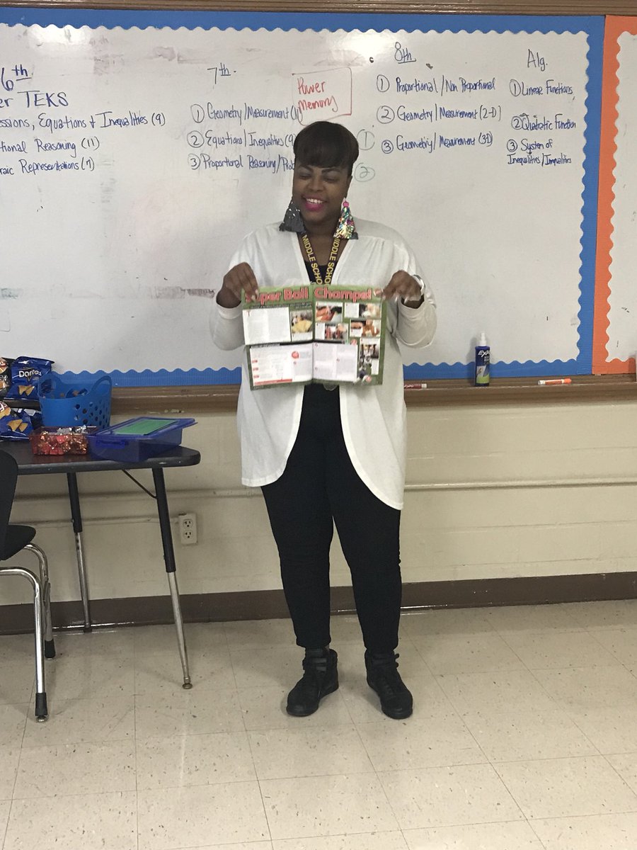 DatAmazingCoach's tweet photo. So I gave the #mightymathteam @KeyMS_Cougars an opportunity to do a “Show and Tell” of their favorite #smallgroupinstruction &amp; #smallgroupwork activities during #Achieve180 PD... result is just 👏🏼awesome &amp; our toolboxes are overflowing with take aways! @alyssahowelly #HISDLIM https://t.co/eT98aIsw0x