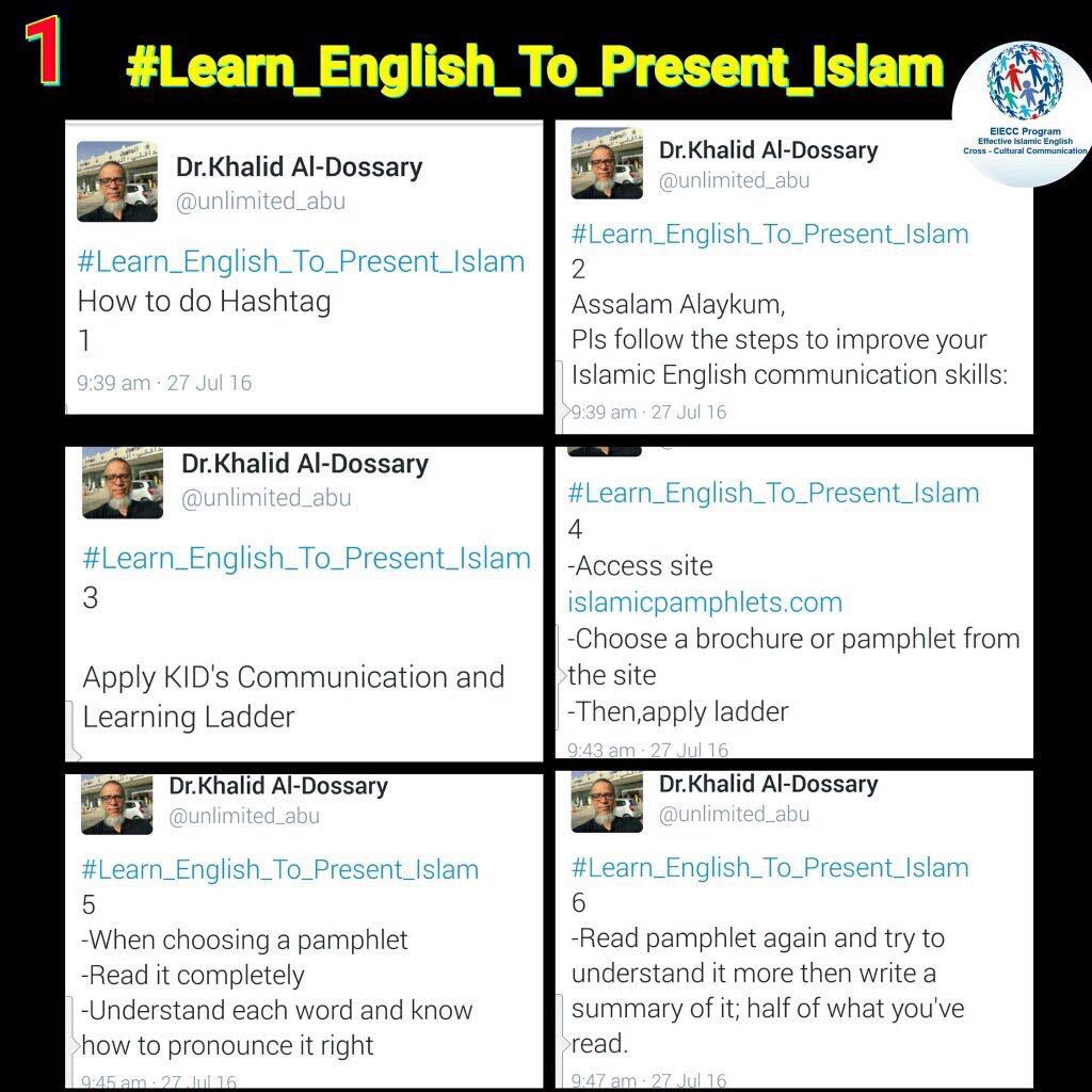 EIECC_14's tweet photo. #Learn_English_To_Present_Islam
#Use_Language_To_Present_Islam
#Use_English_To_Present_Islam
#Islamic_Basics_Series
#Islamic_Basics_Series3
@unlimited_abu https://t.co/XqjGrFPc8U