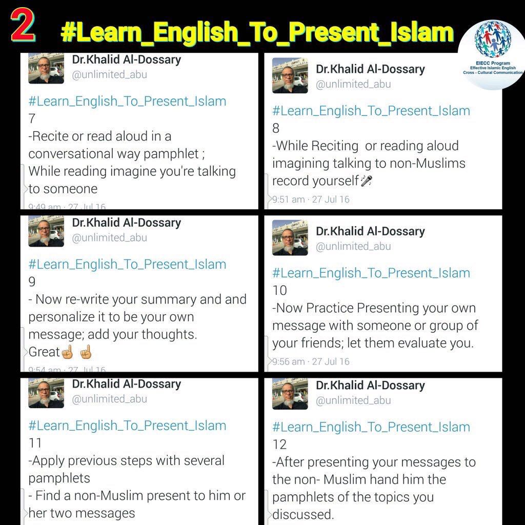 EIECC_14's tweet photo. #Learn_English_To_Present_Islam
#Use_Language_To_Present_Islam
#Use_English_To_Present_Islam
#Islamic_Basics_Series
#Islamic_Basics_Series3
@unlimited_abu https://t.co/XqjGrFPc8U