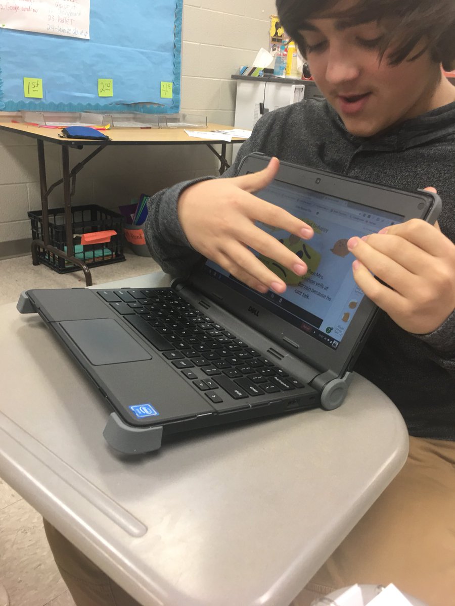 RadfordAmy's tweet photo. Teaching each other the vocabulary words in small groups went great today!  Got the idea from reading @gcouros.  #fun #everyoneisengaged https://t.co/VPI6Lsva3z