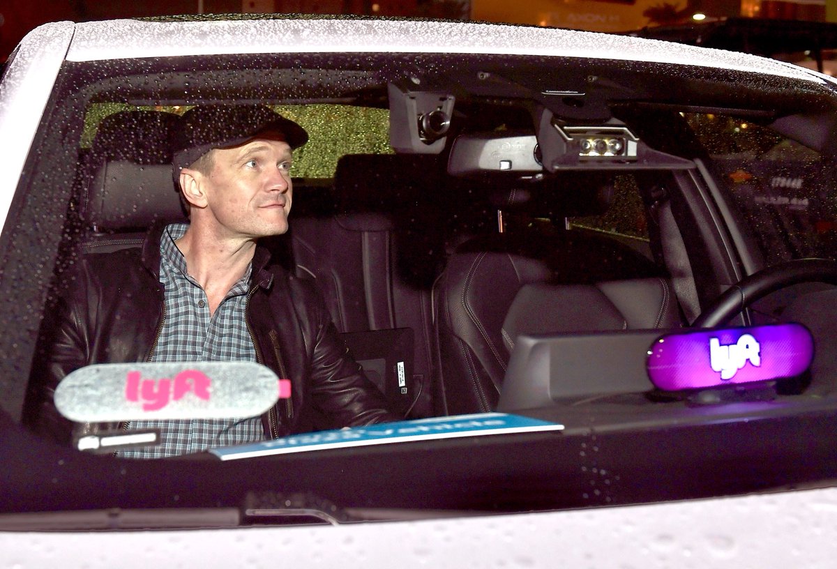 ActuallyNPH's tweet photo. The future is nigh. I took a self-driving @lyft ride at CES in Vegas from one hotel to another. Driverless cars..! Mind blown..! Thanks for the free ride @lyft and @aptiv! #RideIntoTheFuture https://t.co/8Q5LKDo2wM