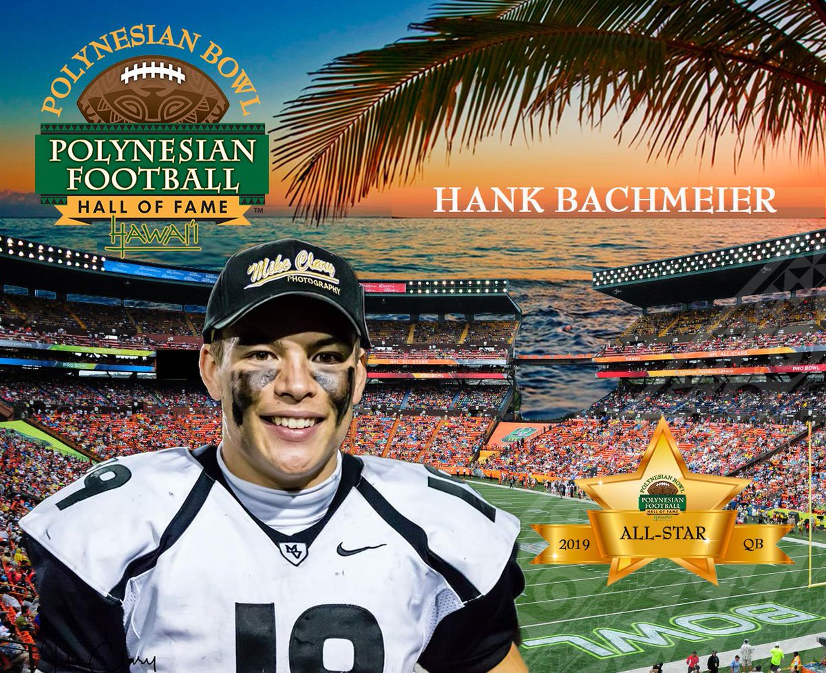 qbhank19's tweet photo. Aloha Baby!!! Excited and honored to be playing in Hawaii for the 2019 Polynesian Bowl!!! 🌴🌴🌴 https://t.co/khwvnw4PjJ