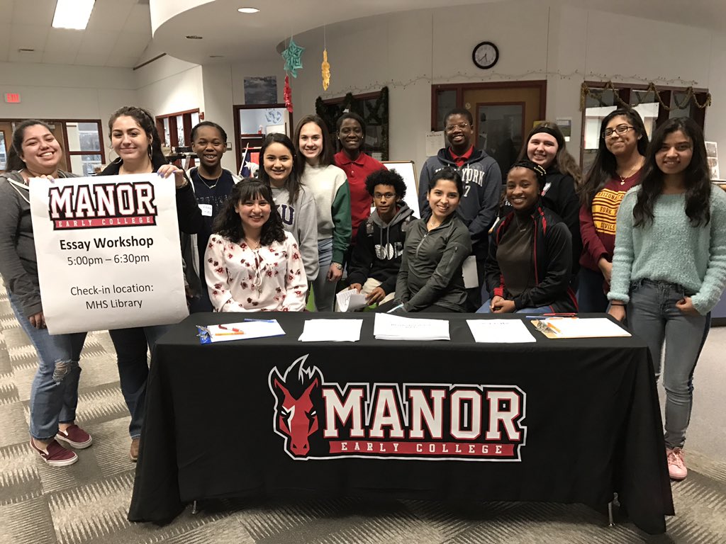 Manor ECHS (@manorechs) on Twitter photo Shout out to the ECHS volunteers and 8th grade applicants who attended the Essay Workshop! Don't forget all 2018 ECHS applications are due Friday, January 26th. <a href="/deckermiddle/">Decker Middle School</a> <a href="/ManorMiddle/">Manor Middle School</a> <a href="/newtechmiddle/">New Tech Middle</a> Shout out to the ECHS volunteers and 8th grade applicants who attended the Essay Workshop! Don't forget all 2018 ECHS applications are due Friday, January 26th. <a href="/deckermiddle/">Decker Middle School</a> <a href="/ManorMiddle/">Manor Middle School</a> <a href="/newtechmiddle/">New Tech Middle</a>