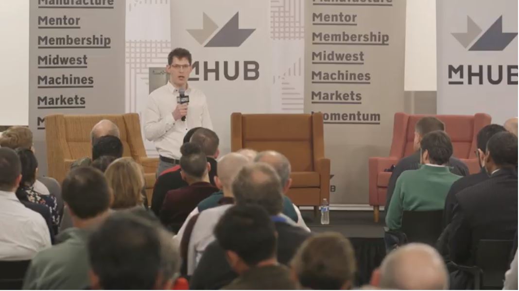mHUBChicago's tweet photo. In 2018 our members will pitch their businesses at the beginning of every event. Tonight's intro to Industry Disruptors comes from member company #OCEANCOMM https://t.co/vFUqrymlxS