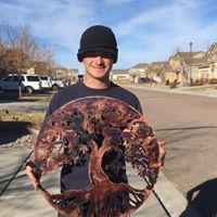 magicnmetal's tweet photo. We have this 24" Tree of Life available to ship immediately, if anyone is interested! I'll throw in free hanging hardware for whoever snatches it up. ($105 plus shipping, free delivery or pick up to those in Colorado Springs) https://t.co/tvmIQtD3v5