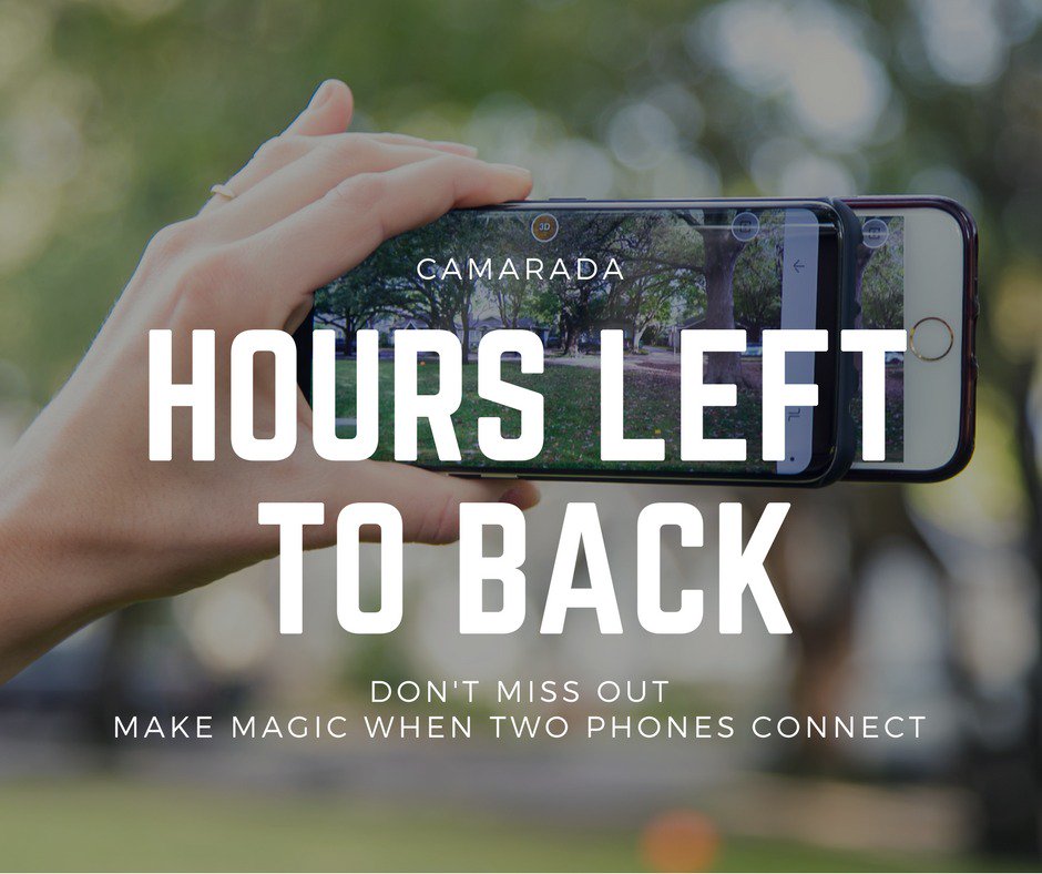 camarada_vr's tweet photo. The clock is ticking and we are almost at the end! Don't miss out on a chance to turn your smartphone into a 3D video camera! Visit our #kickstarter page before its too late: https://t.co/EanO9bWiPW

#kickstarter #crowdfunding #crowdfunders #vr #3D #Videography #photography https://t.co/dSij9R3V1O