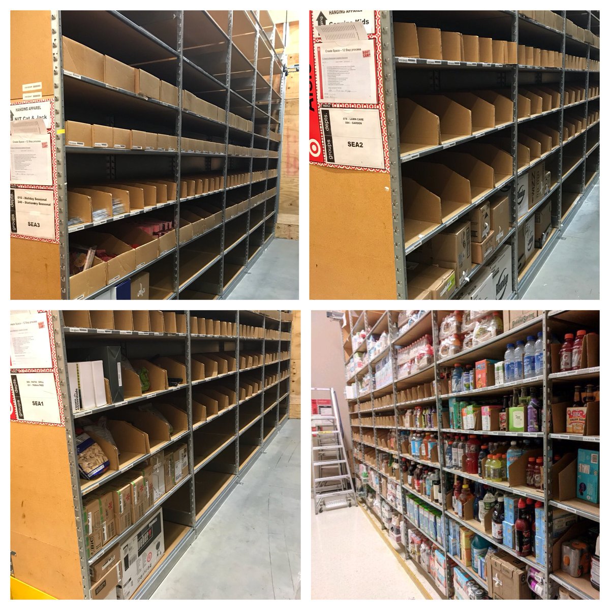 Ryan75Loretta's tweet photo. After an amazing holiday season and remodel it’s time for a backroom refresh at #T2202 #R400BackroomRefresh #G493SoFreshandSoClean @mariann5244 @samshah21 @BethGates23 https://t.co/pBLQxtT6oz