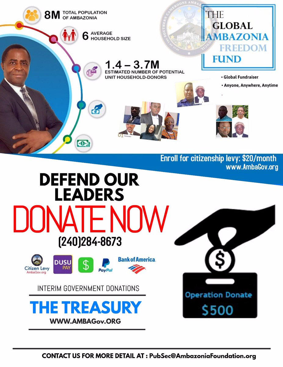 FaustaDitah's tweet photo. We have to free #Ambazonia from this brutal regime of la Republique. #Nigeria knows our history and cannot continue to support the dictatorship. #FreeSisikuAyukTabe #FreeAllArrested Donate and fund all aspects of #Ambazonia liberation. No turning back!! https://t.co/JGGh69PJjN