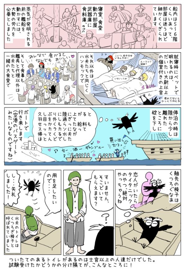 1月12日は「海王ダンテ」4巻の発売となります。よろしくです。
☆少しでも宣伝の足しになればと、イングランド海軍を軸にした18世紀ヨーロッパを描く事にしました。初回なので艦船生活の雰囲気だけわかれば・・と思い、こんな感じにしましたが、次回からテーマに分けてうんちくを描きますね。