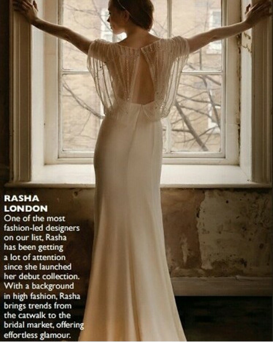 RashaLondon's tweet photo. Feel empowered in RASHA. Thank you @LoveOurWedMag for your kind words😘 #Rasha #Empowering #londoncool #weddingdress https://t.co/W4Jhaw6wof