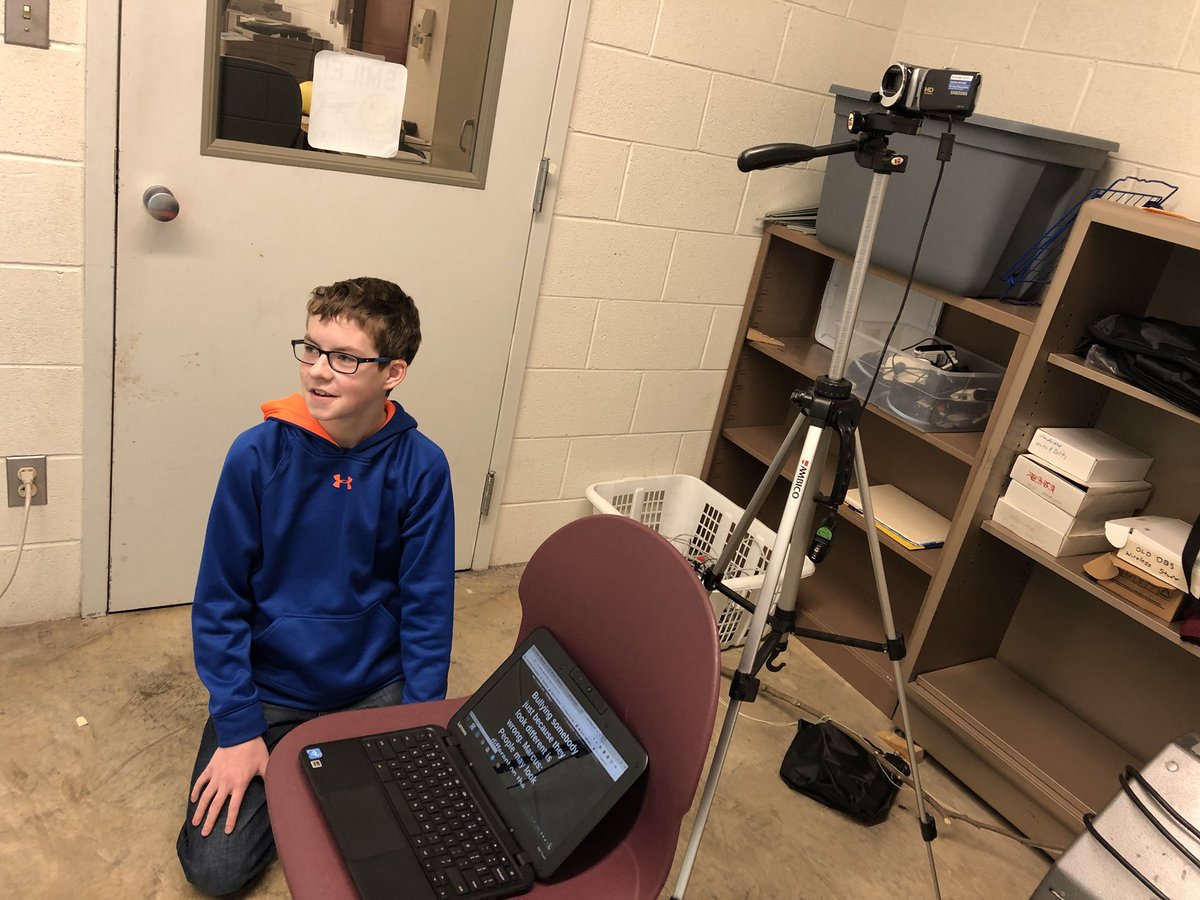 K6Friedman's tweet photo. Green screen time for some of my students that are creating a PSA! Can’t wait to see the final product! #princespride https://t.co/LspNkdVbM7