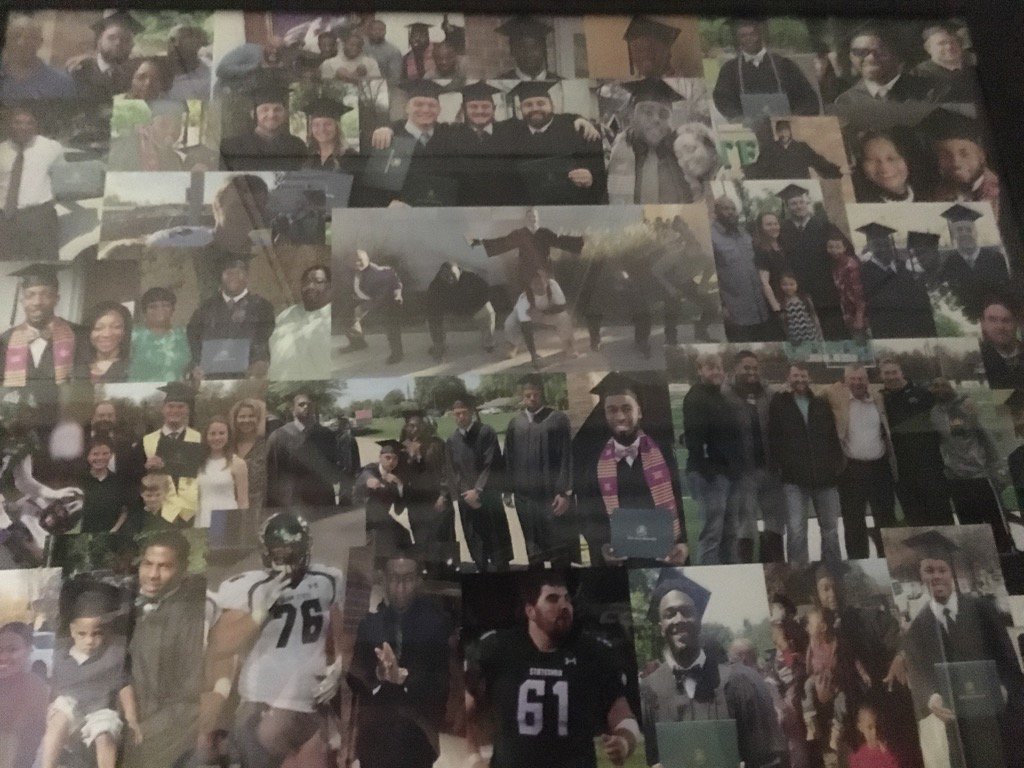 CoachToddCooley's tweet photo. What this is all about. Our Family reaching the finish line. Hey recruits, come join our Family. #BuildingWinners https://t.co/X5RFBOytaU