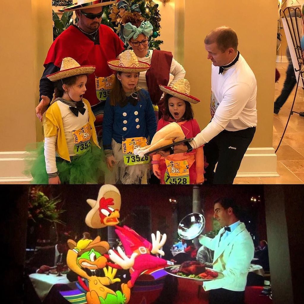 backtowdw's tweet photo. Duck?! #threecaballeros #grandfiestatour #auroramiranda #wdw5k #newyearsindisney #rundisney #marathonweekend #family #weareblessed #waltdisneyworld #magickingdom #epcot #hollywoodstudios #animalkingdom #makingmemories #disneymom #travelcounselor #themou… https://t.co/5YQJKh9gWQ https://t.co/1roo6c2ZIx