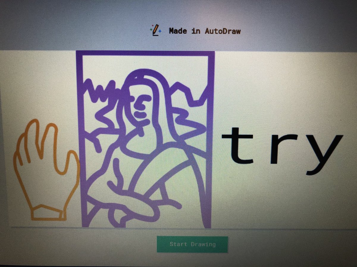 Paden_LibraryMC's tweet photo. Some second graders’ #oneword2108 resolutions made with #AutoDraw https://t.co/onyWnyM6zh