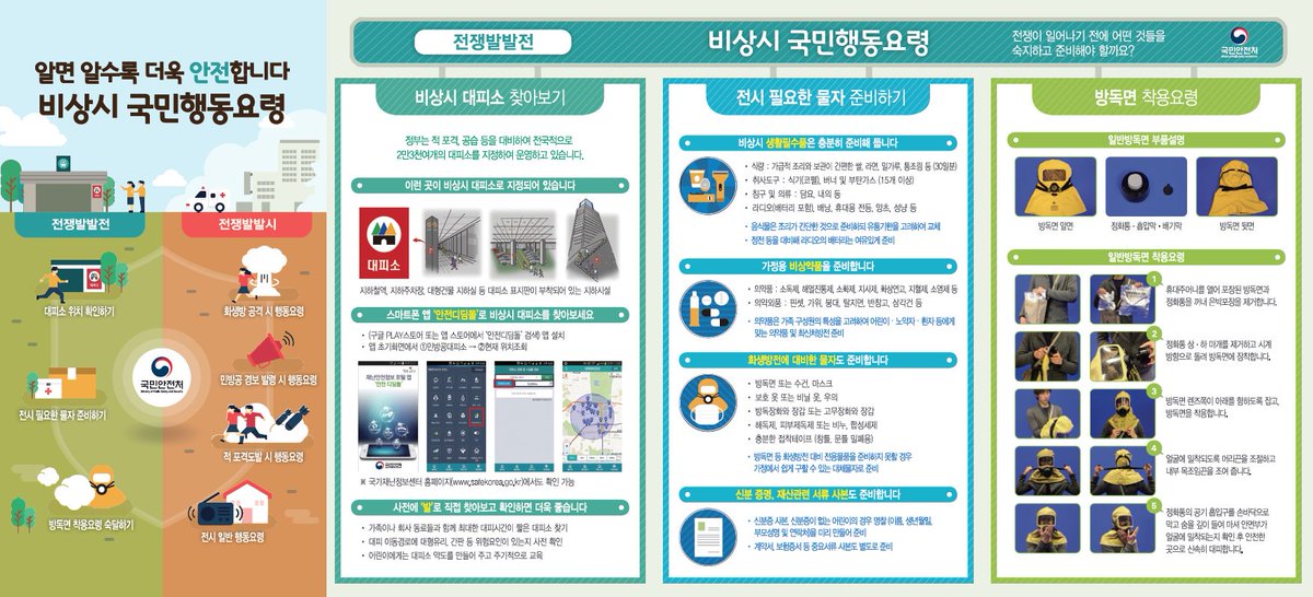 #성남시 #이매2동 비상시 국민행동요령 안내입니다.
