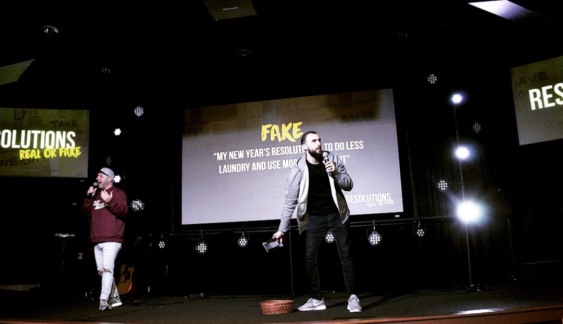 H12StoneHM's tweet photo. Wow! We heard an incredible message tonight from our very own @sanderspoe who challenged us to ask ourselves "Does Jesus really know me?" What an incredible start to our first week of FAKE! https://t.co/5fJ0IlVmqS