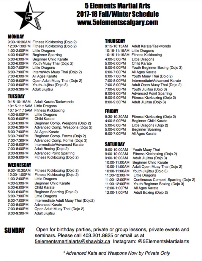 5ElementsMA's tweet image. Get fit for the new year! 
Classes running daily. More info at 5elementscalgary.com