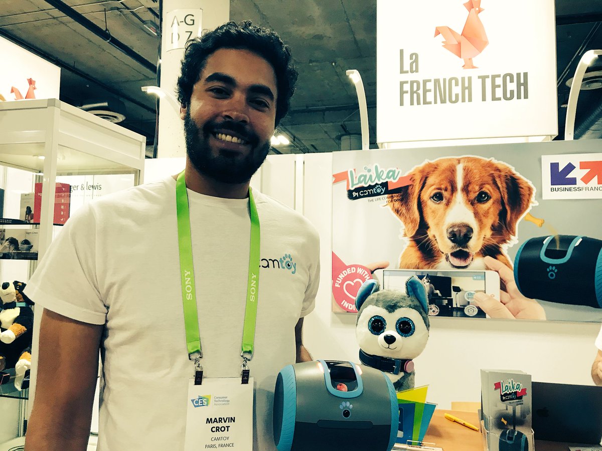 On n’oublie pas nos amis les animaux ... grâce à nos supers startups <a href="/jaggerlewis_off/">Jagger & Lewis</a> <a href="/catspadofficial/">Catspad</a> et @CamToyFr nos #pets sont nourris, logés, choyés ... mais surtout et avant tout : aimés ! #IOT #ces2018 #animals #pet