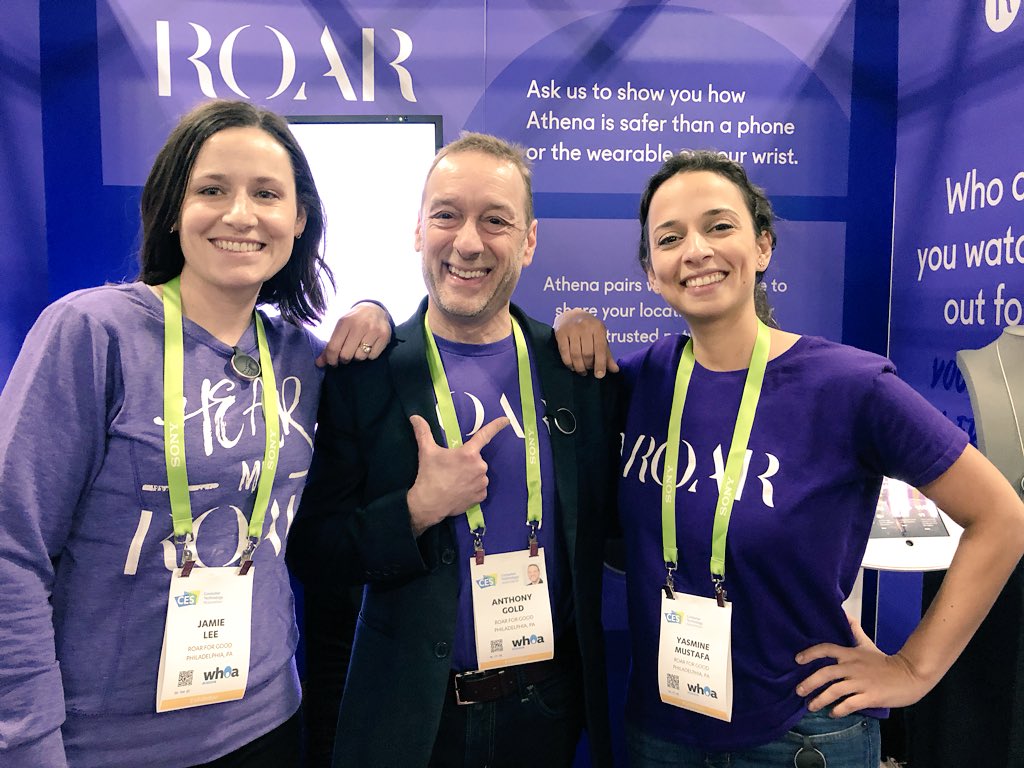 Quirky's tweet photo. Meet the incredible female-led team at @ROARforGood who are helping to create a safer world. #ROARAthena #CES2018 #innovation #domesticviolence @myasmine @Anthonys_Desk https://t.co/T9z56aWJrc