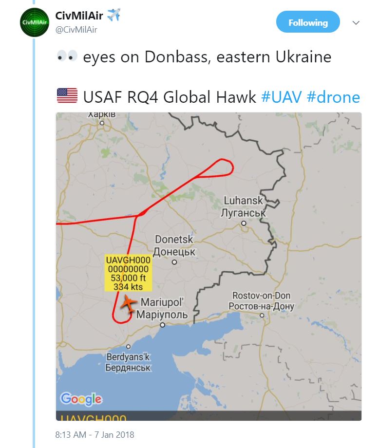 MaxvanderWerff's tweet photo. "Ukraine deployed 4 Buk-m1 air defense systems in Donbass."
Fear by DNR for a provocation. #UAV #drone
https://t.co/5Cmsa28ZBh https://t.co/Lw3F8zCHtS