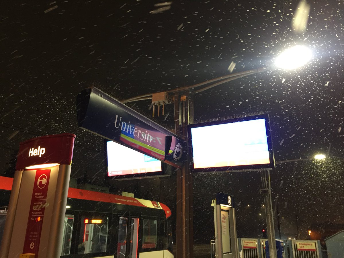 EmislouisAF's tweet photo. @calgarytransit is somewhere aware that the time signs at university station are backwards? Tuscany times are on sometset bound trains and vice versa??? https://t.co/UHOpkPRbre