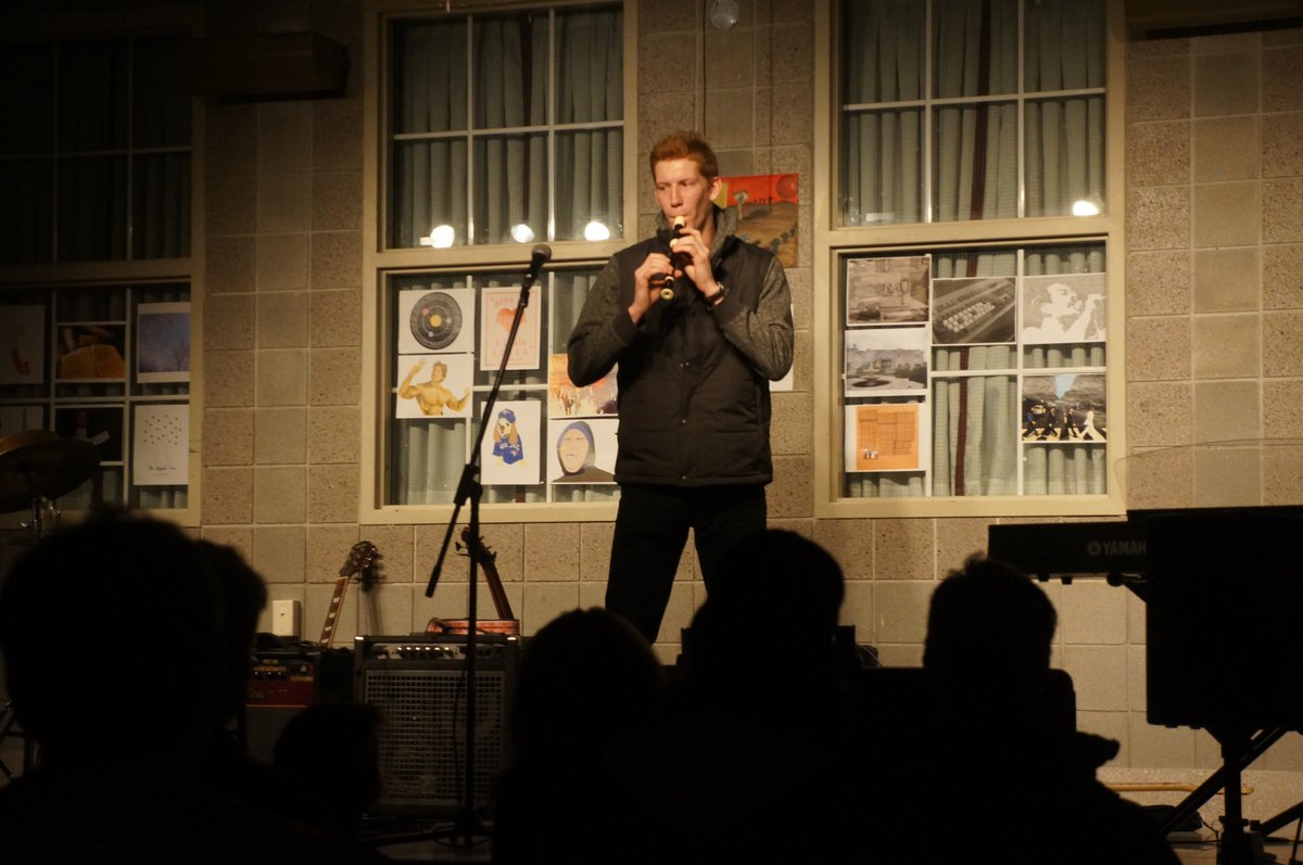 CarterHawthorn3's tweet photo. @ColinMcLean10 came away with the South's Got Talent trophy tonight as he caught the crowds attention with his comedic "name that song" game using the recorder! #SCILionsBiz @aneelj33 @rayne_bunny @colelondonsouth https://t.co/Eva0A30tlM