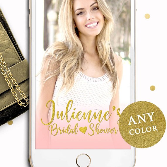 Pink Blush and Gold Bridal Shower Filter
#BridalShower #SnapchatFilters #BrideToBe #BlushAndGold etsy.me/2wDbIFv