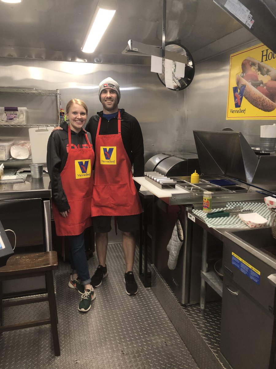 JoshGraber_'s tweet photo. Thanks @BrightRelish for the delicious dogs, fries, pizza puffs & behind-the-scenes tour! #BrightRelish #ChicagoStyle #SorryGK https://t.co/HP7KXMy7ln