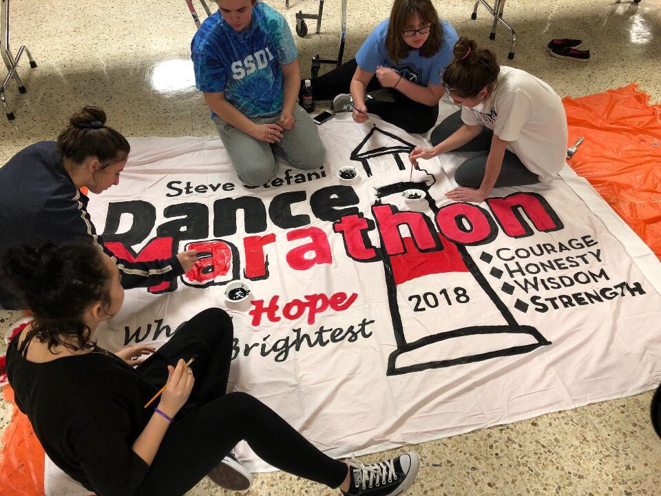 SSDMFTK's tweet photo. We are getting ready for Black Light Dance this Friday 1/12/18 ⚫️🔦💃🏻Make sure you buy your white university style shirt ⚪️ at lunches tomorrow and Friday‼️ https://t.co/k9gjo2rm1G
