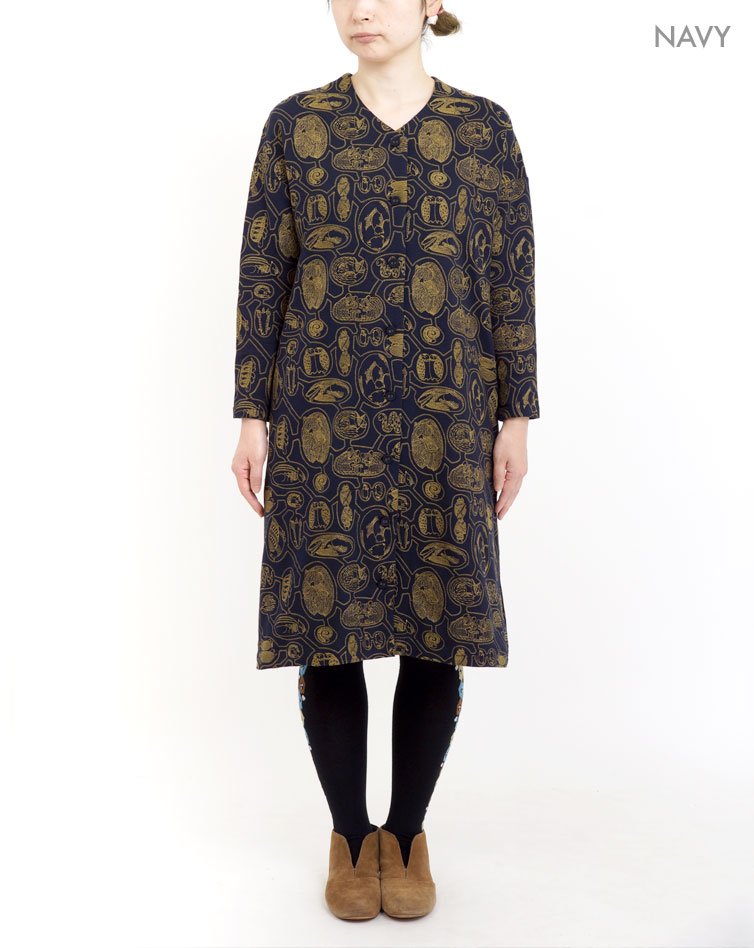 Marble Sud Web ワンピースにも羽織にも 巣ごもり刺繍のカーディガンワンピが人気です T Co 5jbcajfi22 Marblesud マーブルシュッド 公式通販 刺繍 ワンピース 動物柄